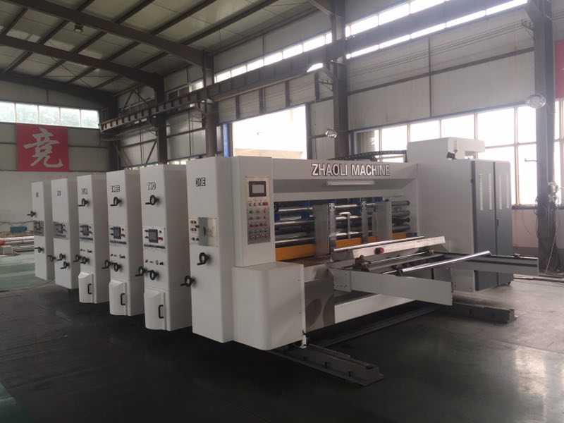 New production Carton Corrugated machine/Fully automatic production flexo printing die cutting and gluing machine