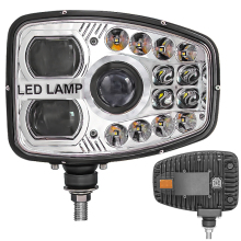 9 Inch LED Tractor Headlamp E Mark High Low Beam for Snow Plow Loader