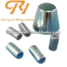 clinder ndfeb magnet with a hole in the center