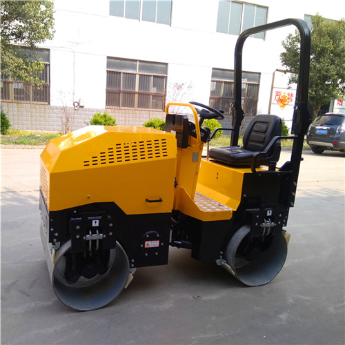 Rolo compactador vibratório de tambor duplo OCR20 de 2.000 kg