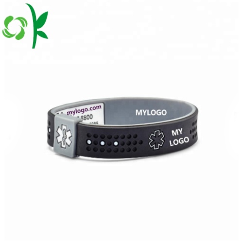 Bracelet de puissance imprimé en silicone de qualité supérieure avec bracelet imprimé