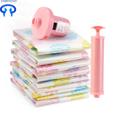 Super-sized vacuum compressed bag covers the clothes