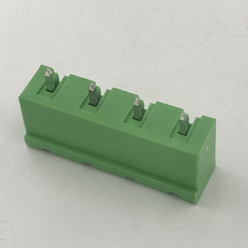 180 degree straight PCB terminal block connector