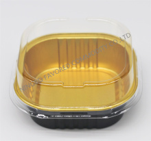 Aluminium foil container Mini square smoothwall