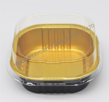 Aluminium foil container Mini square smoothwall