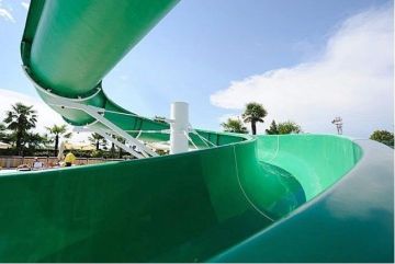 Spiral Water Slide Children Fiberglass High Speed Water Slide