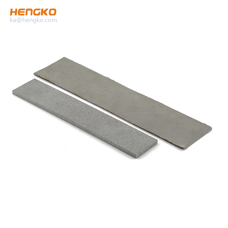 Customized different size flexible design powder sintering porous 316 316L stainless steel filter plate for fuel oil/wine filter