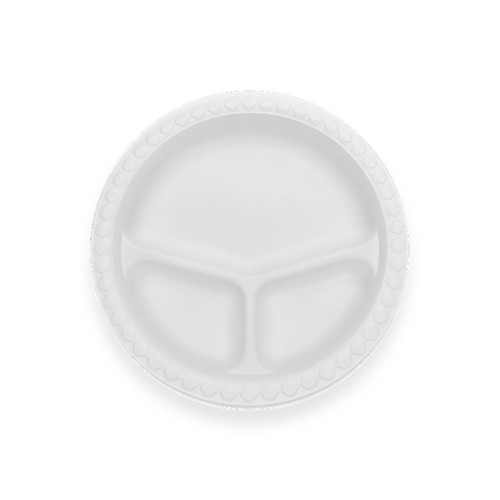 7" Biodegradable Food Serving Round Plate