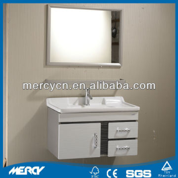 Stainless Steel Vanity White Color Stainless Steel Vanity