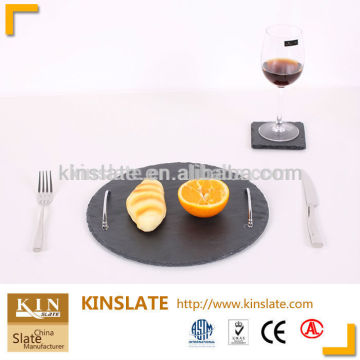 Popular Trends Slate Plate Stone Elegant Round Slate Cheese Board