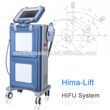 2015 Stationary hifu slimming lift and tighten buccal skin
