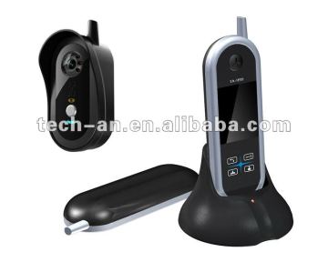 Wireless doorbells for apartment with remote unlock