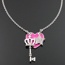 Key & Heart Fashion Necklace