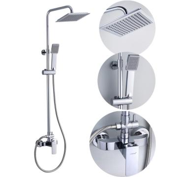 Grosir hemat air mandi shower hujan chrome set