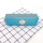 Custom colorful square shape plastic pencil case