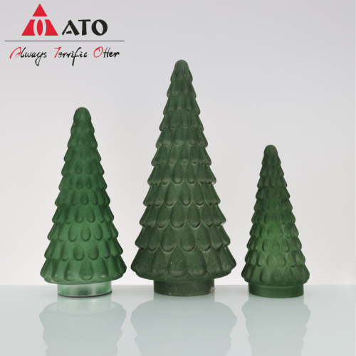 ATO Christmas Glass Crafts Set Christmas Tree