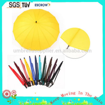 Special classical satin ladies parasol straight umbrella
