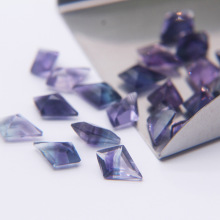 Colorful Fluorite Loose Stone Crystal Kite Shaped