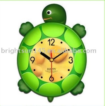 Turtle wall clock without telling time