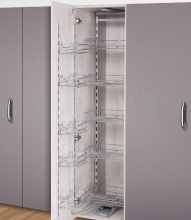 pull out metal shelves kitchen pantry units