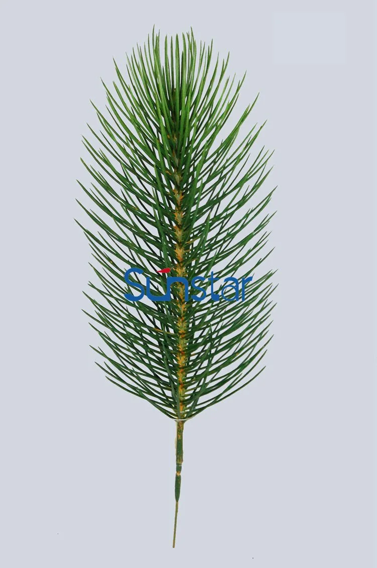 Artificial Christmas Twig PE Plastic Jumbo Pine Pick Artificial Plant for Holiday Decoration (49109)