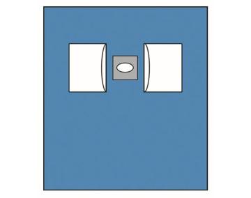 Disposable Ophthalmology Drape Sterile Surgical Eye Pack