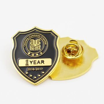 Metal Enamel Badges Custom Printing Button Badge
