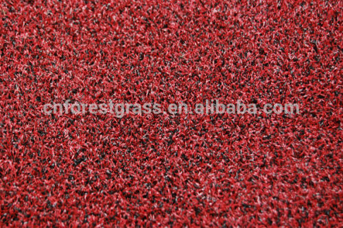 special design red artificial grass from Forestgrass