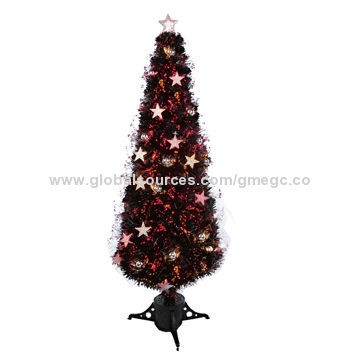 Fibre optic christmas tree with topstar