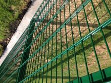 Sturdy Double Wire Panel Fence for Residential Use
