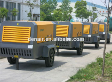 Electrical Mobile Screw Air Compressor for Shipping yard