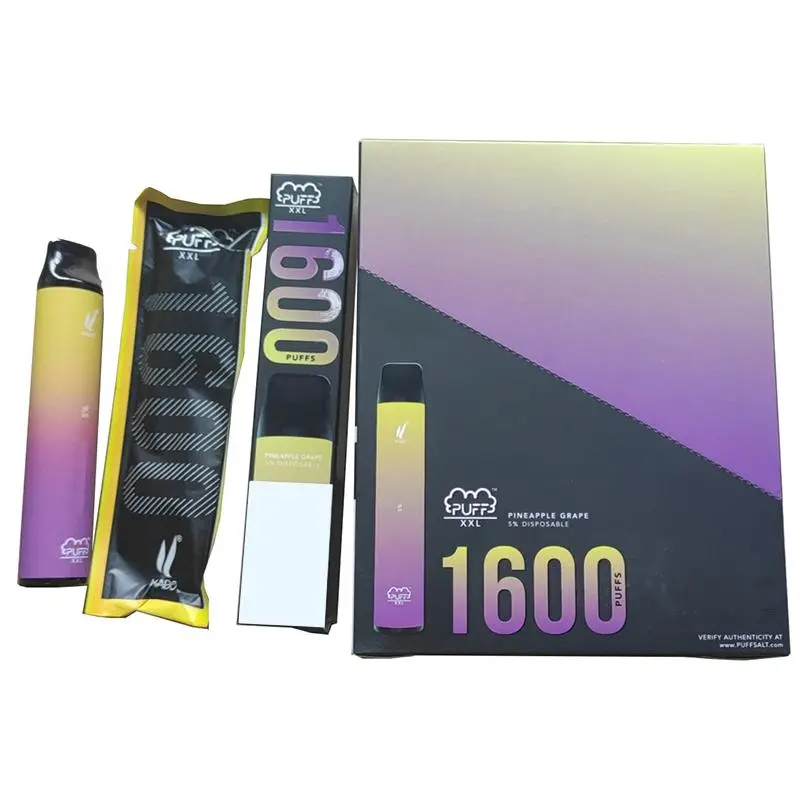Puff XXL Disposable Mini E Cigarette Puff XXL System 10flavors 1600puffs Disposable Vape Pen