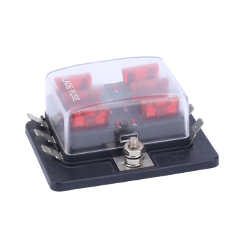 Welfnobl Universal Waterproof 6 Way Car Boat Blade Fuse Box with LED Indicator