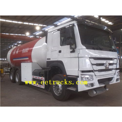 Camions de réservoir de gaz de LPc de 24cbm 6x4