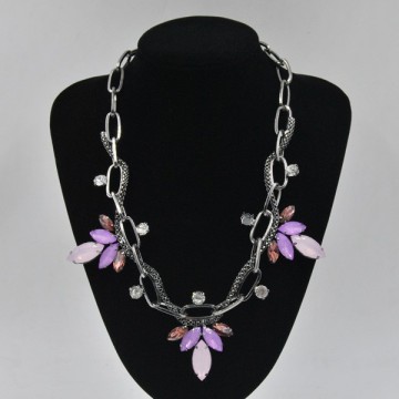 alibaba jewellery wholesale rhinestone antique silver necklaces