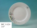 10" um prato de jantar em porcelana novo osso ou cerâmica