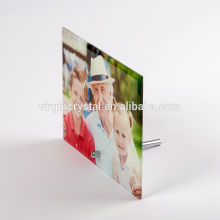 Hot sale Hight quality laser engraved crystal glass photo frames as family decoration or birthday gift