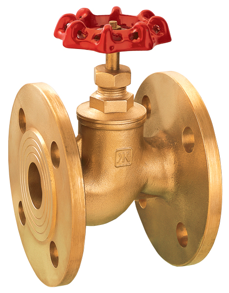 314 brass flanged stop valve