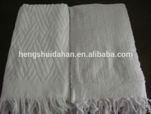 100% polyester white muslin towel