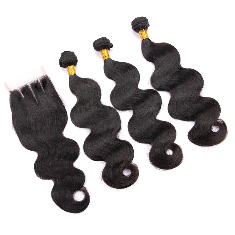 Large stock mink bundle hair with closure, china manufacturer cheap hair vendors, mink virgin brazilian hair bundle