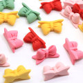 Nuevo diseño de moda Faltback Bowknot resina artesanal miniaturas hechas a mano para niñas Hiar Clips Ring Making