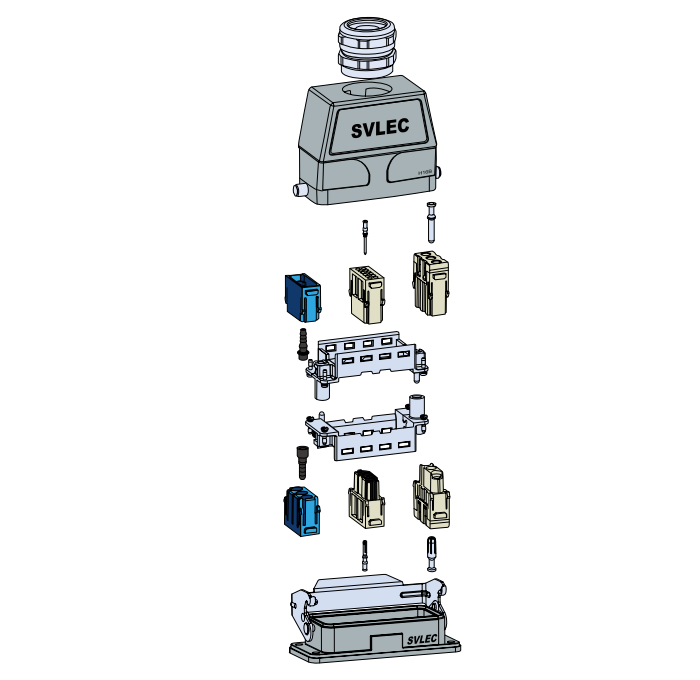 HM-Q2 modular Heavy Duty Connector