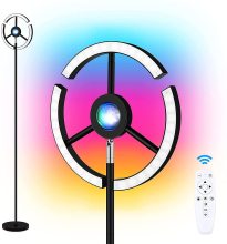 Modern RGB Color Changing Mood LED Floor Lamp - Rainbow Sunset