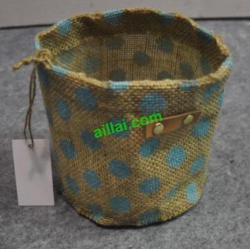 cotton fabric laundry basket,laundry bag,storage bag,cotton fabric cosmetic bag