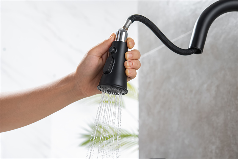 Villa Pullout Kitchen Faucet Water Regulating Valve Villa Pullout Kitchen Faucet Water Regulating Valve