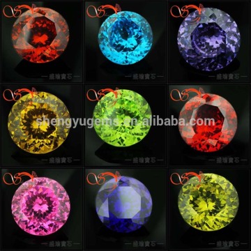 color cz birth stone supplier factory price for sale