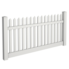 cheap pvc picket fence