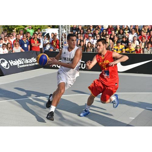 FIBA 3x3 Enlio SES blokujące się na świeżym powietrzu płytki sportowe 06