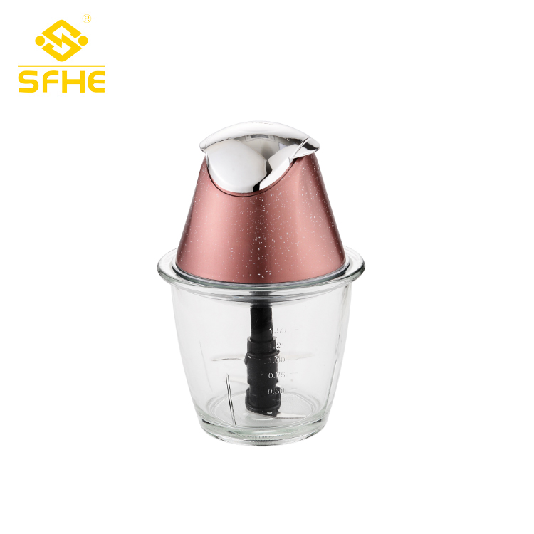 High Quality Easy Clean Glass Bowl Food Chopper