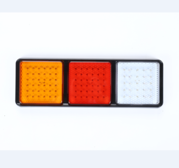 Rectangular LED taillights turn signal light